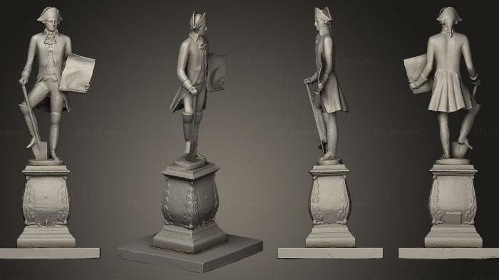 Statues of famous people (Deribas, STKC_0163) 3D models for cnc